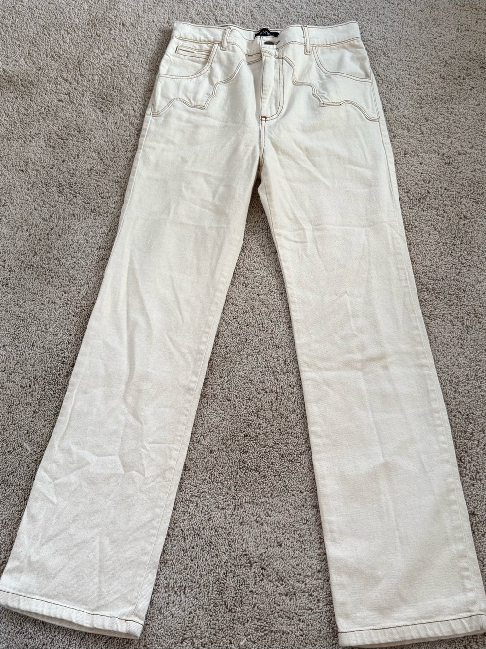Pistache Cream Jeans
